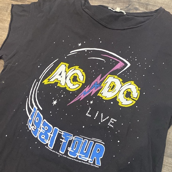 JUNK FOOD AC/DC T-shirt 1981 Tour - Picture 3 of 4